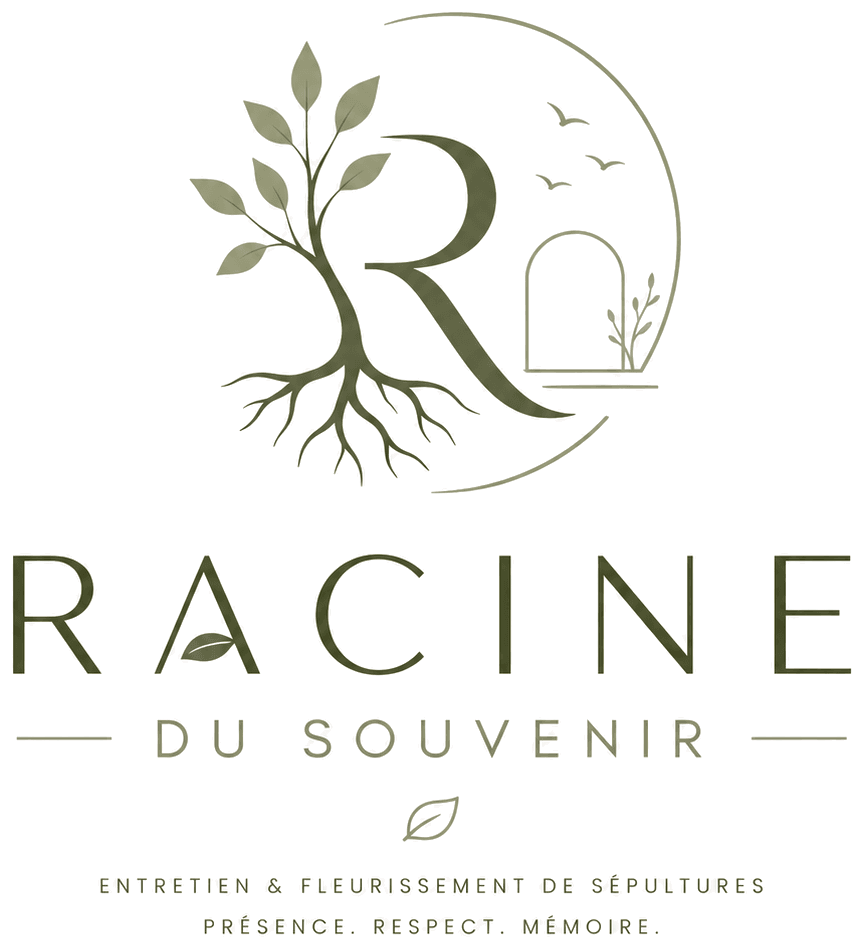 Racine du Souvenir — Entretien et fleurissement de sépultures. Présence, respect, mémoire.